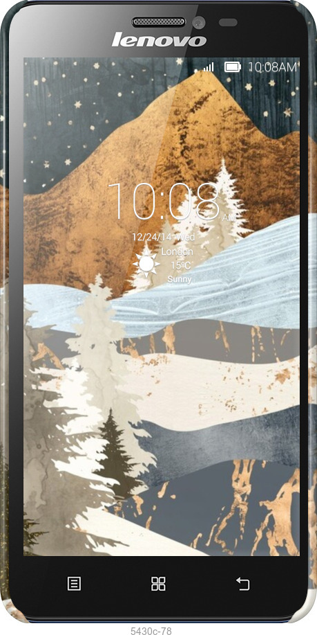 3D пластиковий глянцевий чехол № 5430 для Lenovo S850 - 5430c-78 изображение 
