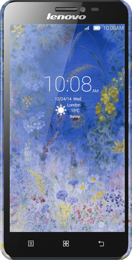 3D пластиковый глянцевый чехол Билокур для Lenovo S850 - 5908c-78 изображение 