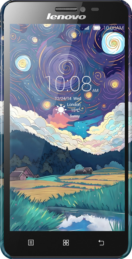 3D пластиковий матовий чехол Креативний арт для Lenovo S850 - 6322m-78 изображение 