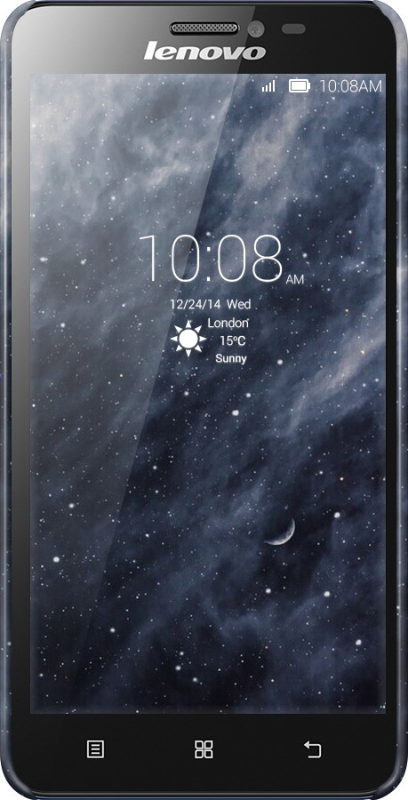 3D пластиковый глянцевый чехол Голубые облака, Голубая луна для Lenovo S850 - 6398c-78 изображение 