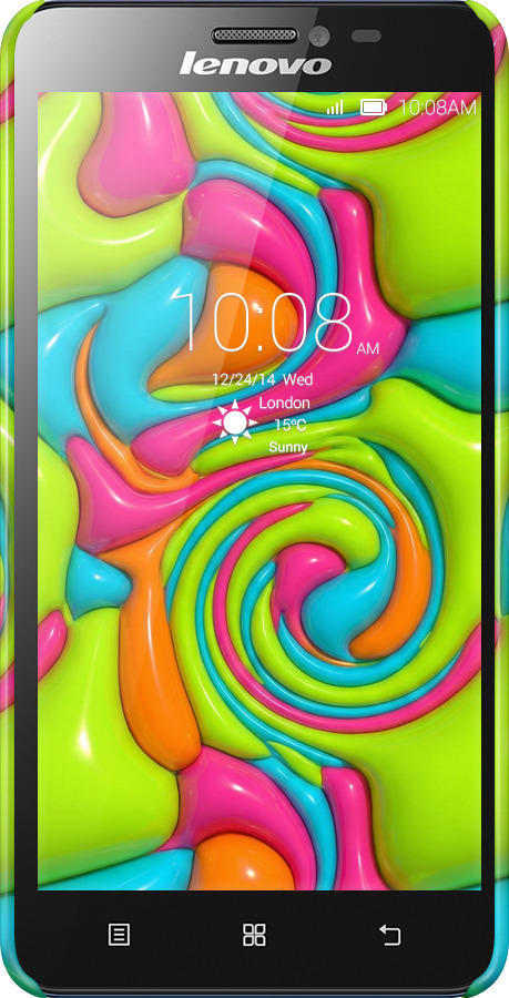 3D пластиковый матовый чехол Y2K Jelly Dream для Lenovo S850 - 6780m-78 изображение 