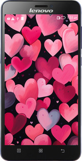 Силіконовий чехол Сердечка 4 для Lenovo S850 - 5662u-78 изображение 