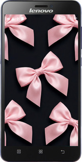 Силиконовый чехол Coquette Ribbons Dark Coquette для Lenovo S850 - 6767u-78 изображение 