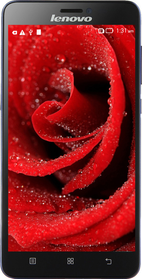 Силиконовый чехол Красная роза для Lenovo S850 - 529u-78 изображение 