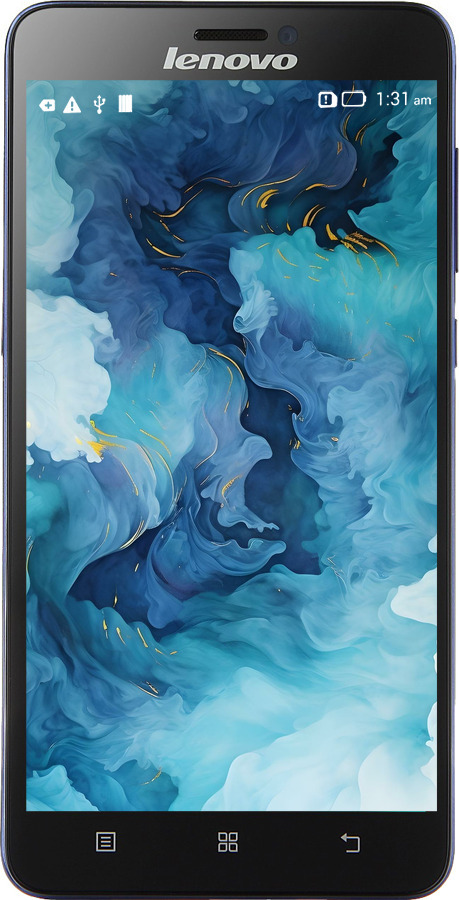 Силиконовый чехол Акварель для Lenovo S850 - 6320u-78 изображение 