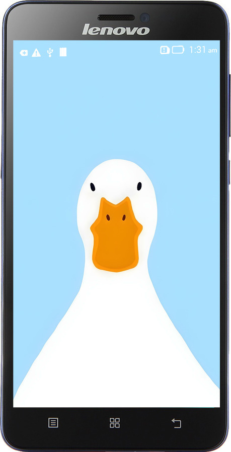 Силиконовый чехол Гусь для Lenovo S850 - 6350u-78 изображение 