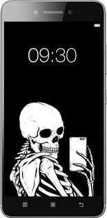 Силиконовый чехол Скелет делает Selfie для Lenovo S90 - 6535u-115 изображение 