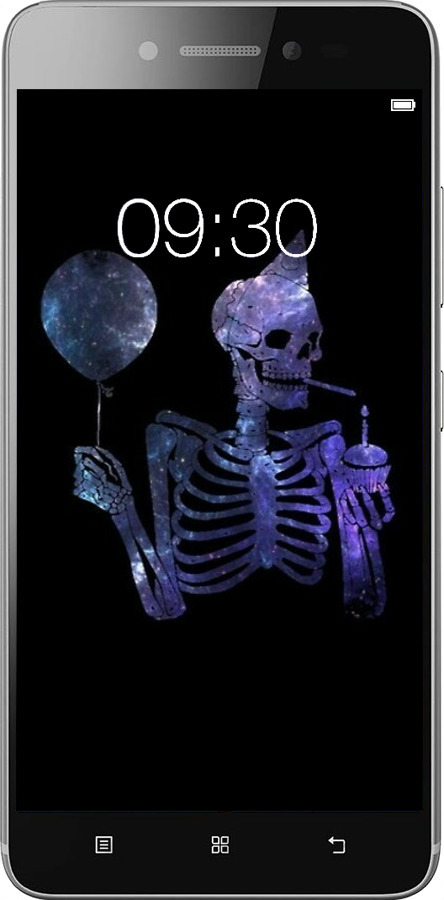 Силиконовый чехол Скелетное искусство для Lenovo S90 - 6536u-115 изображение 