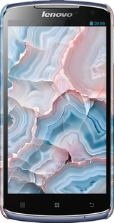 3D пластиковый глянцевый чехол Мрамор для Lenovo S920 - 6306c-53 изображение 