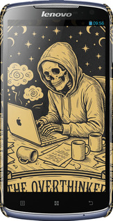 3D пластиковий глянцевий чехол The Overthinker для Lenovo S920 - 6774c-53 изображение 