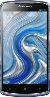 3D пластиковий глянцевий чехол Liquid Chrome для Lenovo S920 - 6781c-53 изображение 