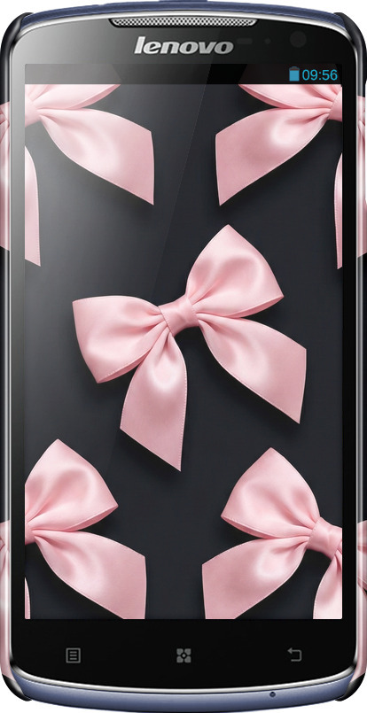 3D пластиковий глянцевий чехол Coquette Ribbons Dark Coquette для Lenovo S920 - 6767c-53 изображение 