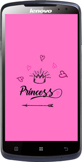 Силиконовый чехол Princess для Lenovo S920 - 4361u-53 изображение 