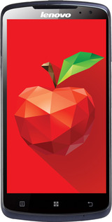 Силиконовый чехол Яблоко для Lenovo S920 - 4696u-53 изображение 