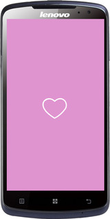 Силіконовий чехол Серце 2 для Lenovo S920 - 4863u-53 изображение 