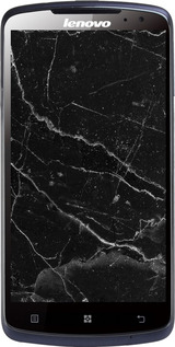 Силиконовый чехол Черный мрамор v2 для Lenovo S920 - 5568u-53 изображение 