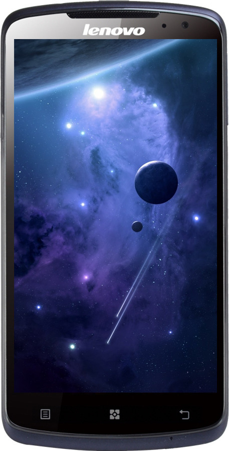 Силиконовый чехол Планеты в синем космосе для Lenovo S920 - 171u-53 изображение 