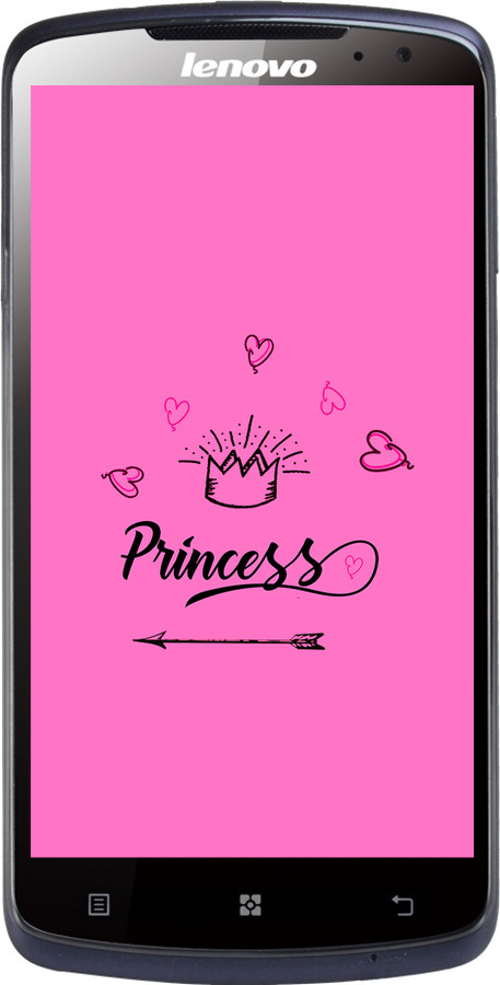 Силиконовый чехол Princess для Lenovo S920 - 4361u-53 изображение 