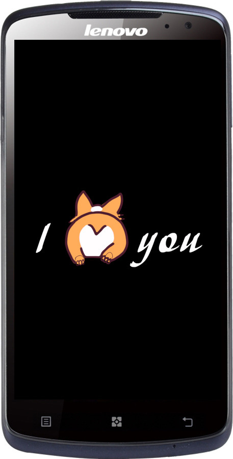 Силиконовый чехол Люблю для Lenovo S920 - 4586u-53 изображение 