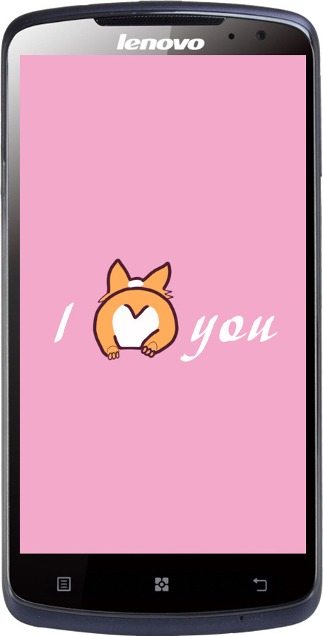 Силиконовый чехол Люблю1 для Lenovo S920 - 4587u-53 изображение 