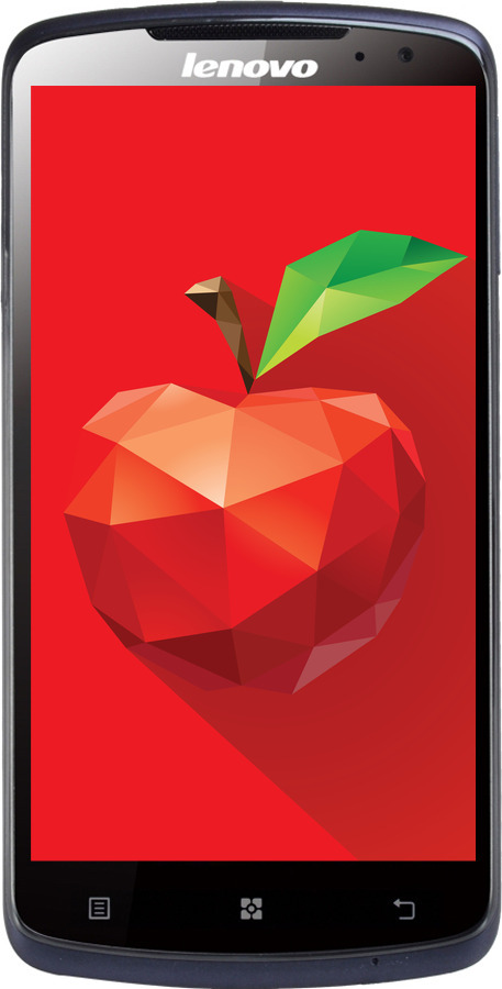 Силиконовый чехол Яблоко для Lenovo S920 - 4696u-53 изображение 