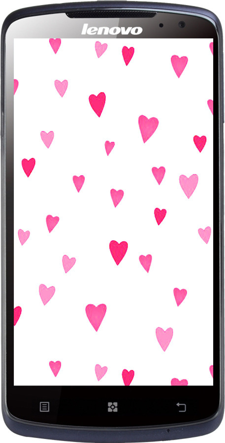 Силіконовий чехол Сердечка 2 для Lenovo S920 - 4763u-53 изображение 