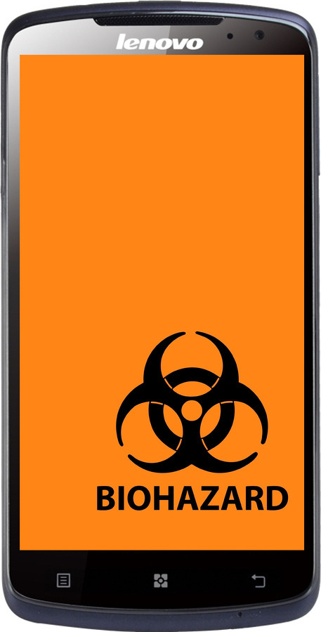 Силиконовый чехол biohazard 33 для Lenovo S920 - 4851u-53 изображение 