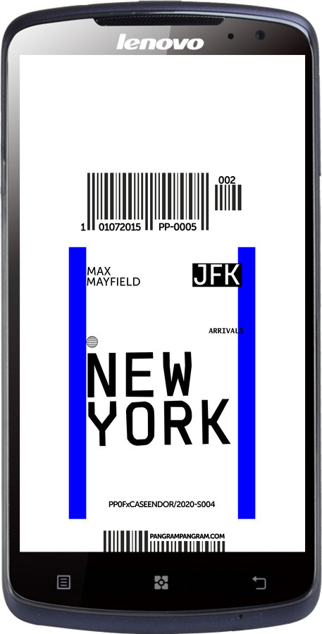 Силиконовый чехол New York для Lenovo S920 - 4861u-53 изображение 