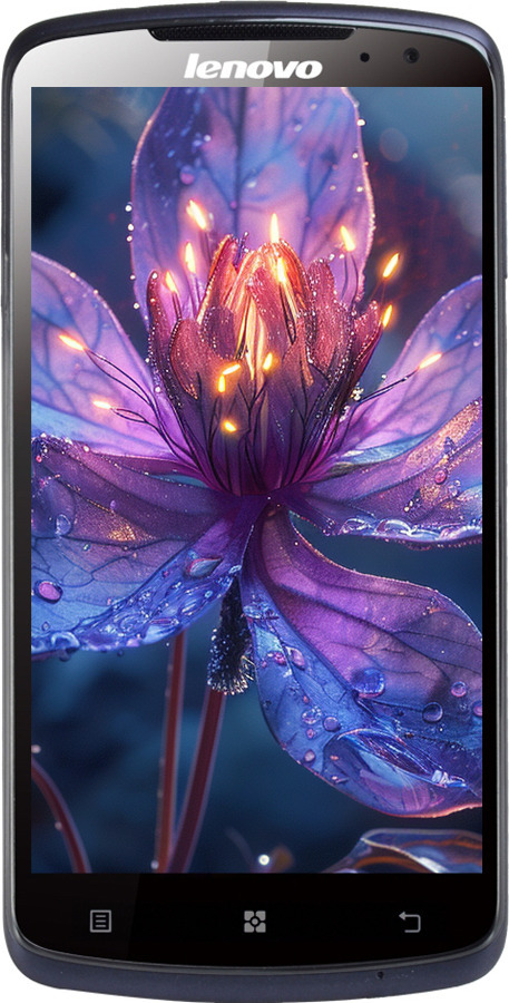 Силіконовий чехол Магічна квітка для Lenovo S920 - 6038u-53 изображение 