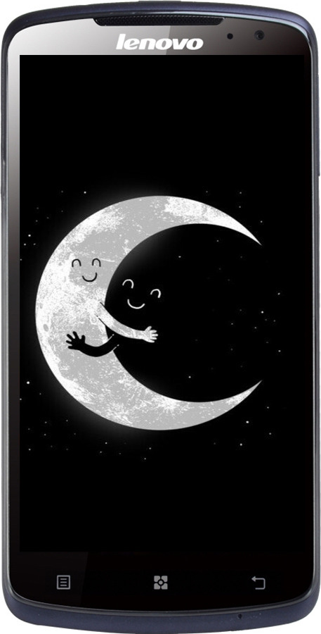 Силіконовий чехол Місячні обійми для Lenovo S920 - 6508u-53 изображение 