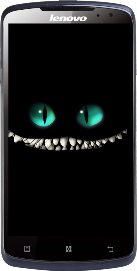 Силіконовий чехол Чеширський кіт для Lenovo S920 - 689u-53 изображение 