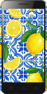 3D пластиковий матовий чехол Grocery Girl Italian Summer для Lenovo Vibe C A2020 - 6766m-283 изображение 