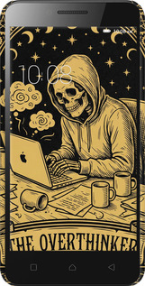 3D пластиковый матовый чехол The Overthinker для Lenovo Vibe C A2020 - 6774m-283 изображение 