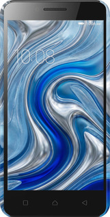 3D пластиковый матовый чехол Liquid Chrome для Lenovo Vibe C A2020 - 6781m-283 изображение 