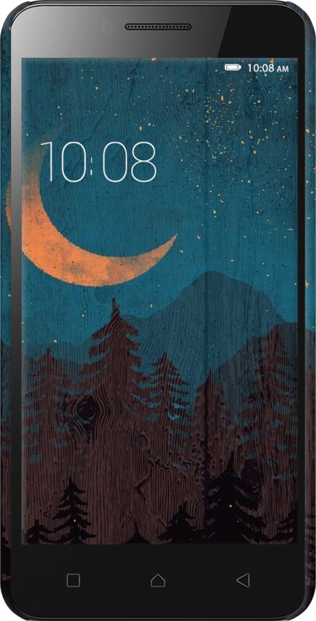 3D пластиковый матовый чехол Звездный лес для Lenovo Vibe C A2020 - 6480m-283 изображение 