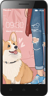 Силіконовий чехол Корги 3 для Lenovo Vibe C A2020 - 6707u-283 изображение 