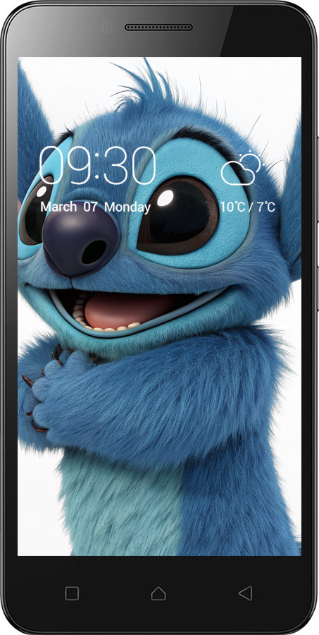 Силіконовий чехол Стіч 1 для Lenovo Vibe C A2020 - 6686u-283 изображение 