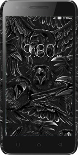 3D пластиковый матовый чехол Воронья ярость для Lenovo Vibe C2 - 6474m-397 изображение 