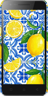 3D пластиковий матовий чехол Grocery Girl Italian Summer для Lenovo Vibe C2 - 6766m-397 изображение 