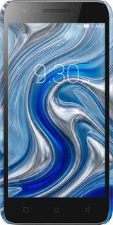 3D пластиковий матовий чехол Liquid Chrome для Lenovo Vibe C2 - 6781m-397 изображение 