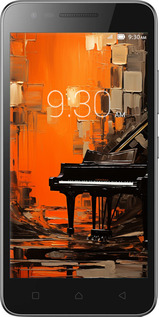 Силиконовый чехол Чехол для телефона Оранжевый Рояль для Lenovo Vibe C2 - 5937u-397 изображение 