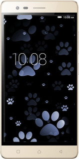 Силіконовий чехол З синіми відбитками лап для Lenovo Vibe K5 Note Pro - 6441u-394 изображение 