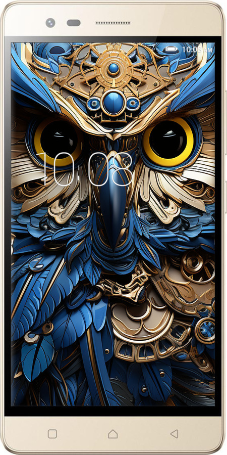 Силиконовый чехол Сова v2 для Lenovo Vibe K5 Note Pro - 5649u-394 изображение 