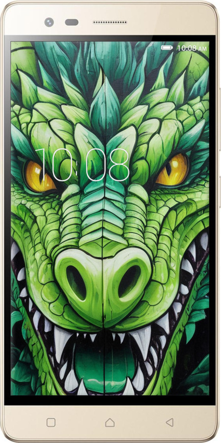 Силіконовий чехол Зелений дракон для Lenovo Vibe K5 Note Pro - 5816u-394 изображение 