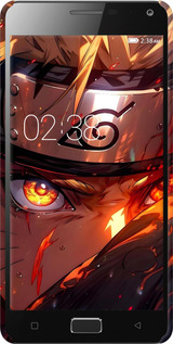 3D пластиковий матовий чехол Наруто для Lenovo Vibe P1 - 6277m-152 изображение 