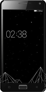 3D пластиковий матовий чехол Чорно білі абстрактні гори для Lenovo Vibe P1 - 6437m-152 изображение 