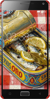 3D пластиковый глянцевый чехол Vintage Sardine Tin Phone для Lenovo Vibe P1 - 6772c-152 изображение 