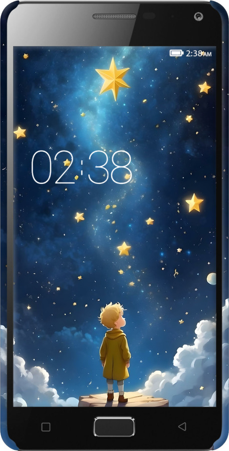 3D пластиковий матовий чехол Маленький принц для Lenovo Vibe P1 - 6326m-152 изображение 