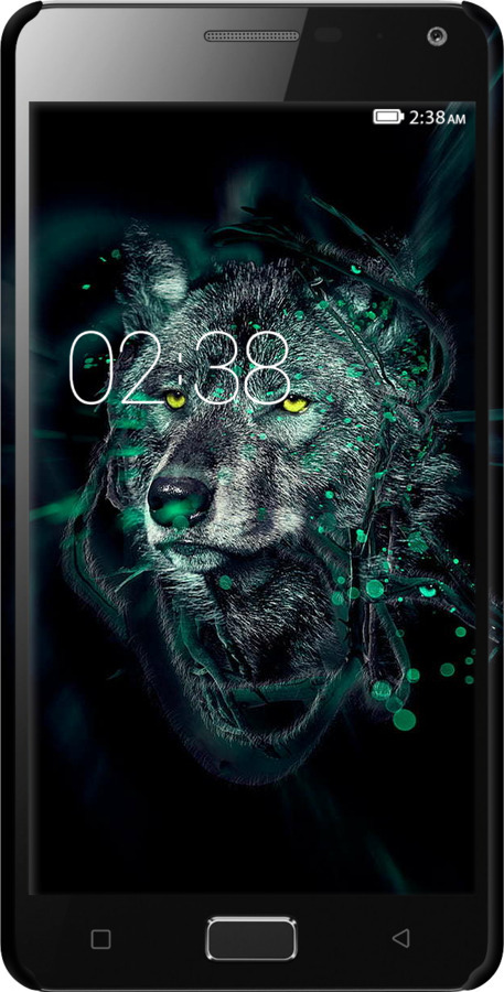 3D пластиковий глянцевий чехол Wolf для Lenovo Vibe P1 - 6610c-152 изображение 