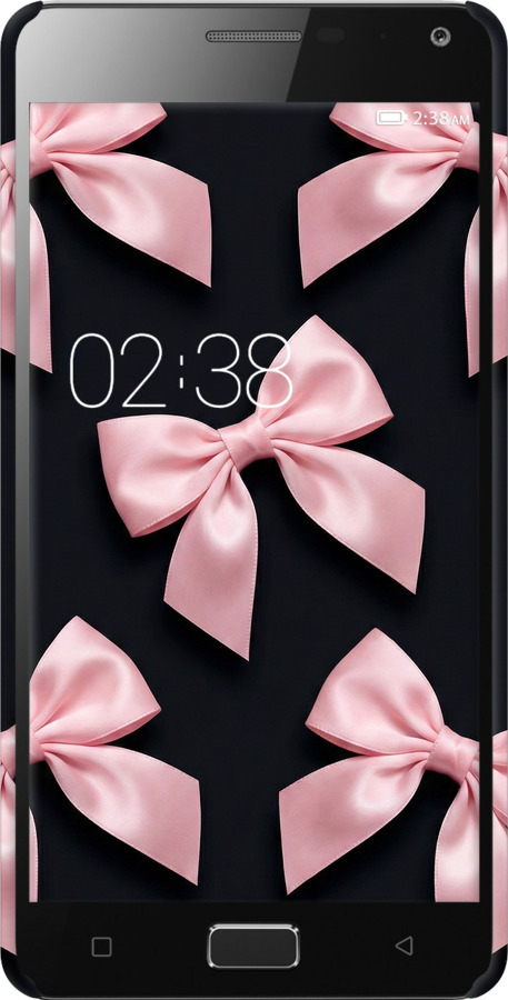 3D пластиковый глянцевый чехол Coquette Ribbons Dark Coquette для Lenovo Vibe P1 - 6767c-152 изображение 